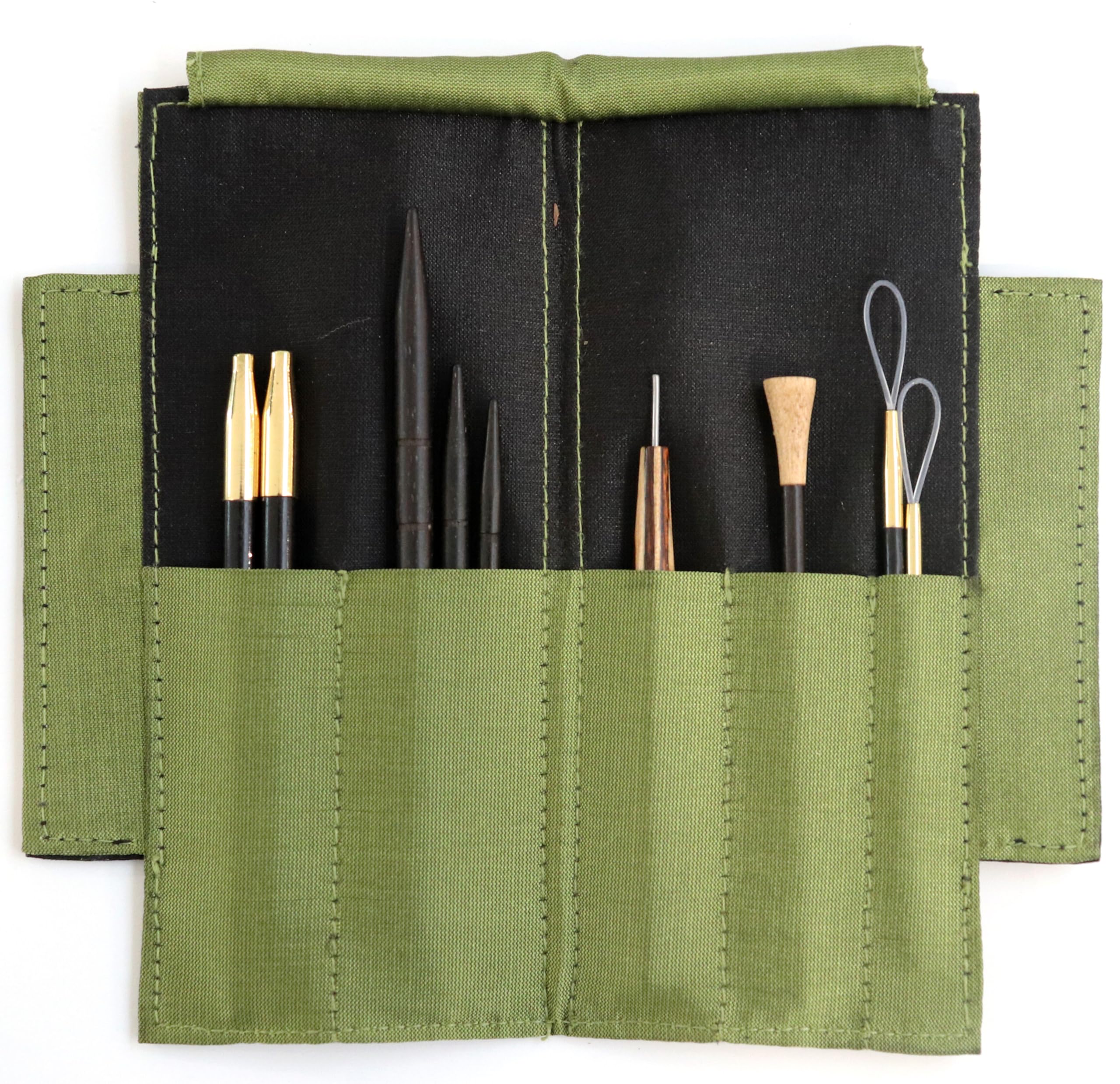 Lantern Moon - Lantern Moon Sage (Green) Mindy Handcrafted Accessory Sleeve with Magnetic Closure - 1 Piece