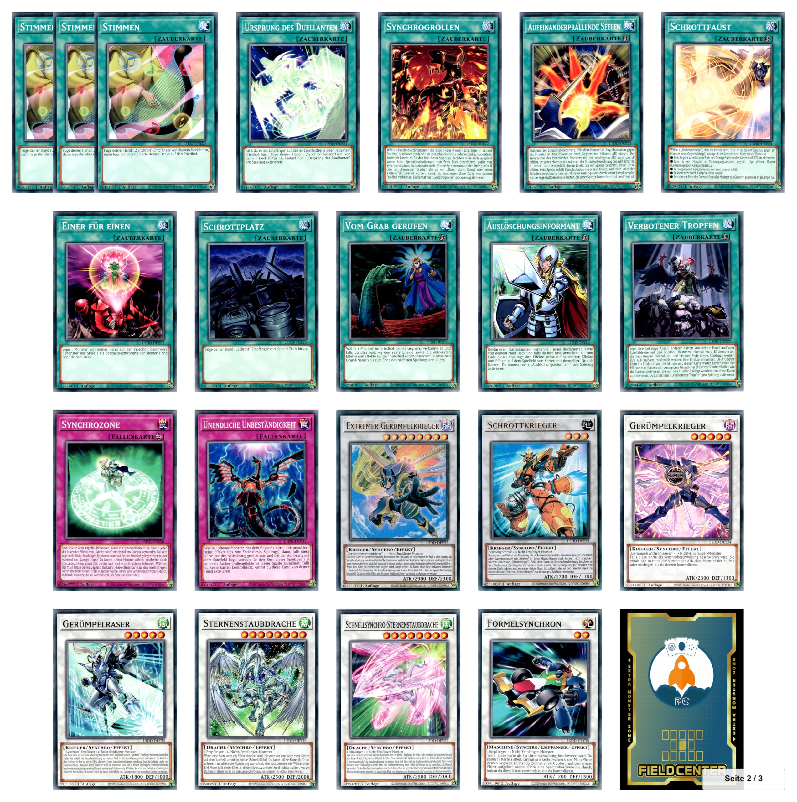 yugioh 50 card deck RC Yusei - Set - Ready to Play - Legendary 5D's Decks - 1st Edition - German - Division:Seniors Pokémon TCG: Scarlet & lang:fr this deck will have