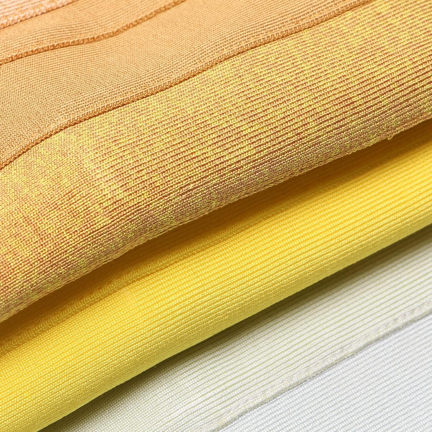 Women's Bandage Straless Dress Bodycon Rainbow Cocktail Party Dress - Image 4