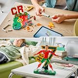 LEGO Editions Cristiano Ronaldo – Légende du Foot - Jeu Football - Figurine 3D à Exposer - Décoration DIY de Chambre d'enfant - Cadeau dès 12 Ans pour Garçon, Fille ou Adulte Fan de Sport 43016 - 6