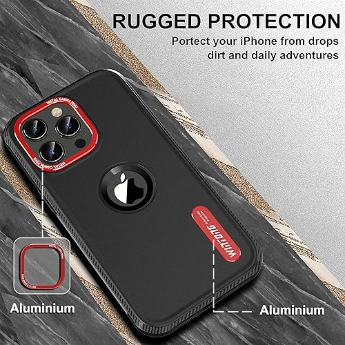 Miniatura 5 de WINTONG Magsafe - Funda compatible con iPhone 14 Pro Max de 6.7 pulgadas, protección contra caídas de grado militar, cuerpo completo, a prueba de