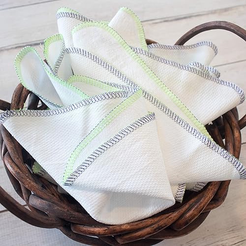 Miniatura 3 de One dozen purple and lime two tone paperless towels