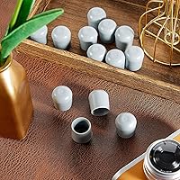 Vista 7 de Jetec 36 Piezas Tapas para Patas de Sillas Plegables de 7/8 Pulgadas Tapas de Extremo de Silla de Plástico Resistente Deslizadores de Muebles