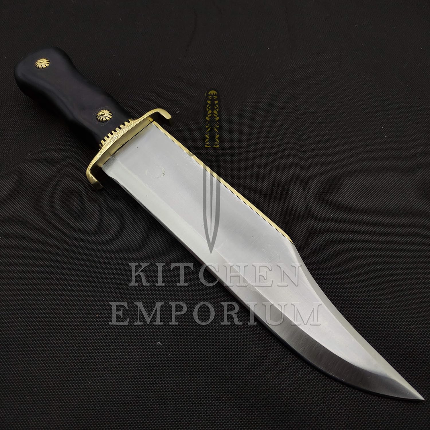 Damascus KE-01371-HK 15.50 Custom handmade D2 Tool Steel Iron Mistress Hunting Knife D2 Tool Steel Iron Mistress Hunting knife, Silver
