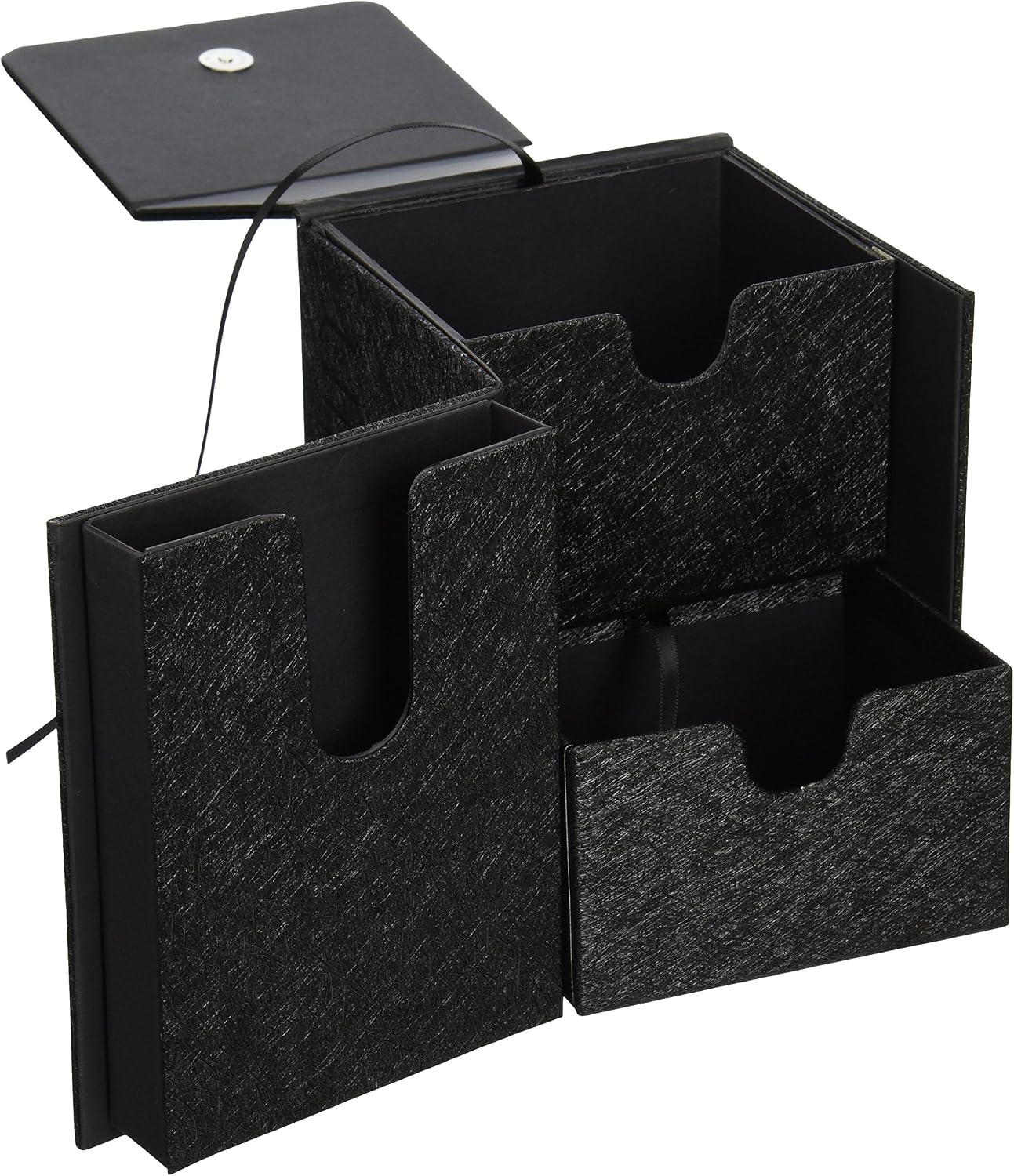 Ultra Pro Pro Tower Deck Box, Black