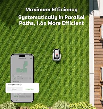 Raccoon 2 SE Wire Free Robot Lawn Mower, No RTK for Max. 0.15 Acre Lawn Area, 1.183.15 Cutting Height, Intelligent AI Robotic Lawn Mower with 5Ah Fast-Charging Battery Robot Mower for Small Lawns