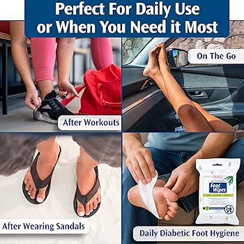 Amazon.com: PediFix Tea Tree Ultimates Foot Wipes – Natural