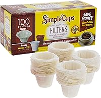 Vista 9 de Filtros desechables para uso en cafeteras Keurig® (paquete de 50) - Tazas simples - Usa tu propio café