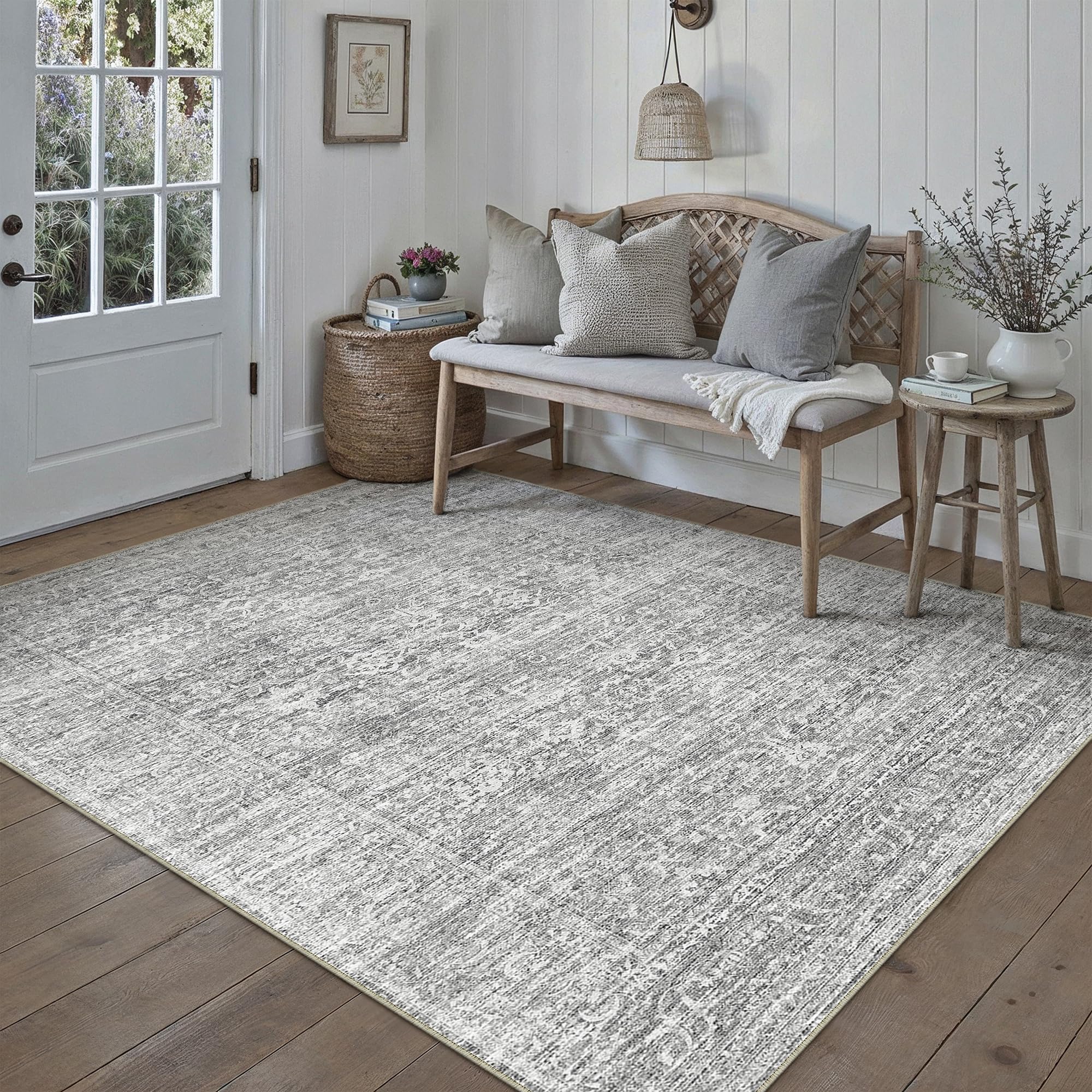PureCozy Teppich Wohnzimmer Modern Abstrakt Schlafzimmer Gegend
