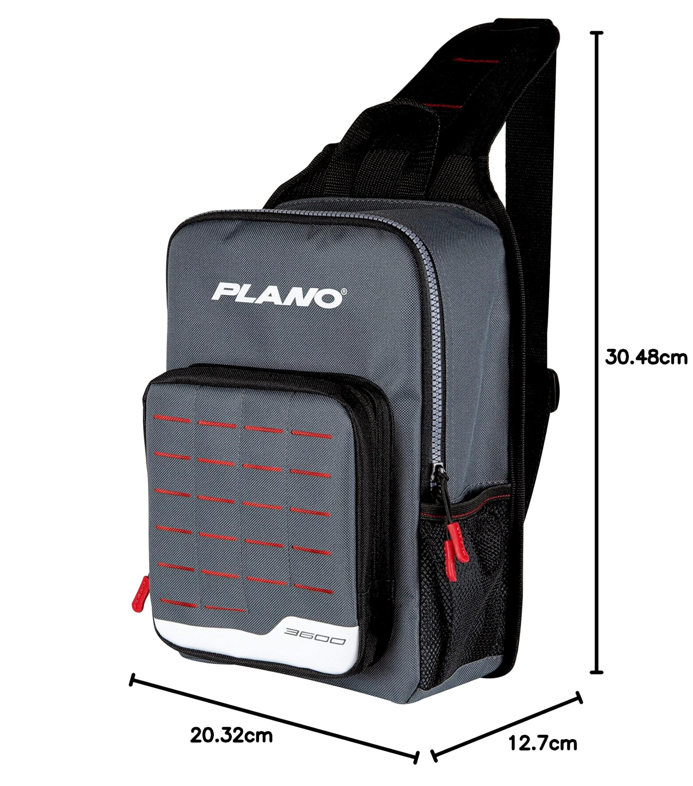 PLANO Weekend Series Sling Pack 3600, Wytrzymała Torba na Sprzęt Wędkarski, Torby do Przechowywania Sprzętu dla Wędkarzy, do Organizacji Całego Sprzętu i Narzędzi Wędkarskich, Panel Molle