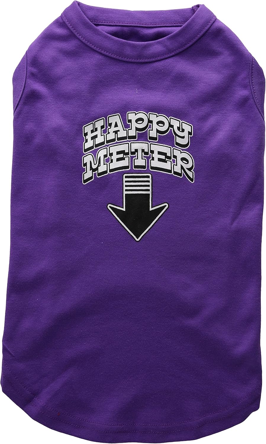 Mirage Pet Products 16-Inch Happy Meter Screen Printed Dog Shirts, X-Large, Purple