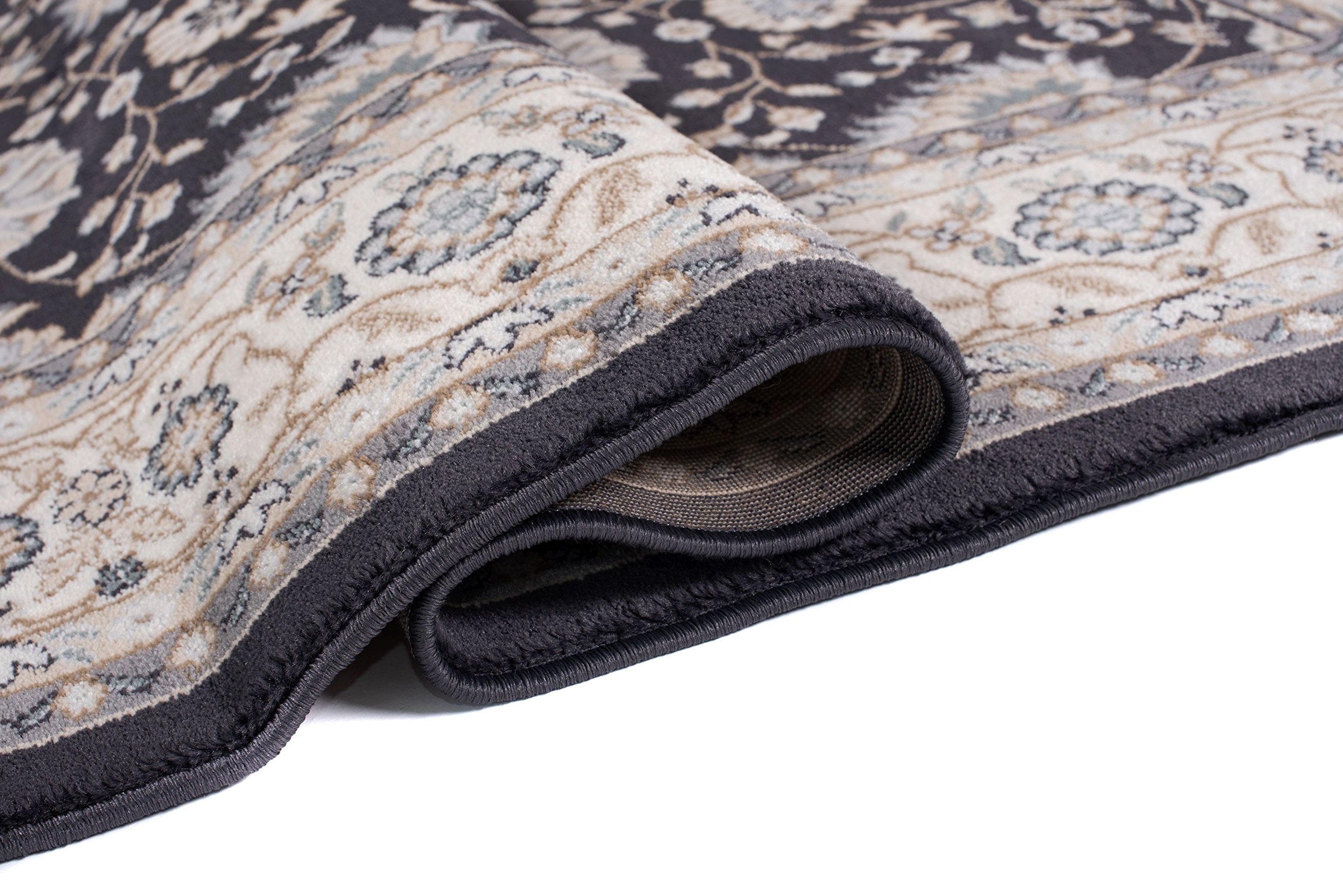 Carpeto Rugs Tappeto 250 x 350 cm nero Orientale Classico Ornamenti Ayla Collezione