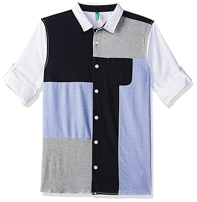 United Colors of Benetton Boys Checkered Regular Fit Shirt