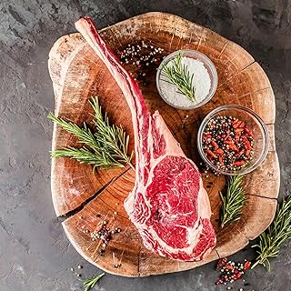 Today Gourmet Foods of NC - Tomahawk Ribeye (4-30/32oz Steaks) (American USDA Upper 2/3 Choice Beef)