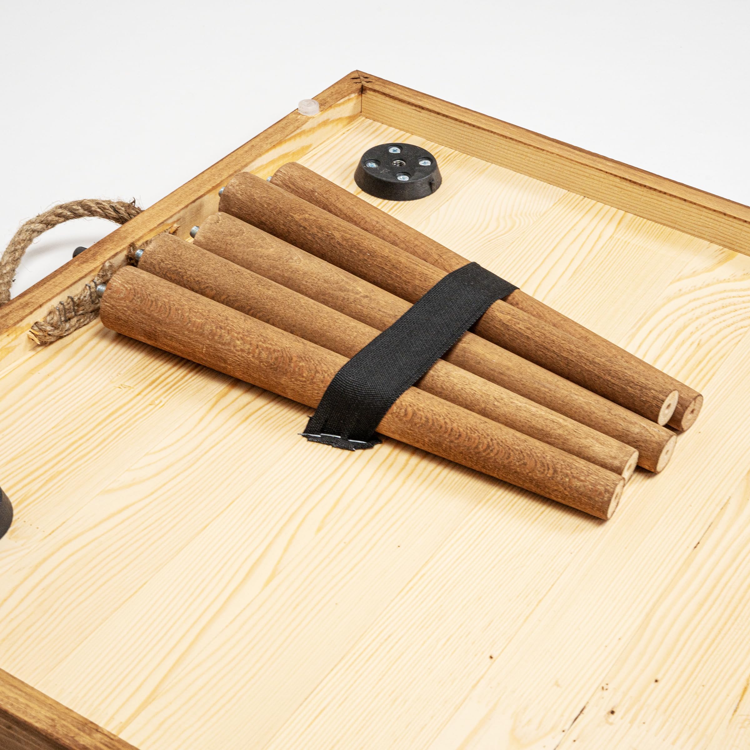 faltbarer Campingtisch - Klapptisch - Böhmischer Picknicktisch - Klapptisch – 70X120X35CM – 4 Personen – Kiefernholz (Walnuss)