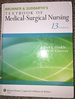 Brunner & Suddarths Textbook of Medical-Surgical Nursing
