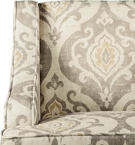 Miniatura 16 de HomePop - Sillón con brazos curvados de terciopelo para sala de estar - Café Suri