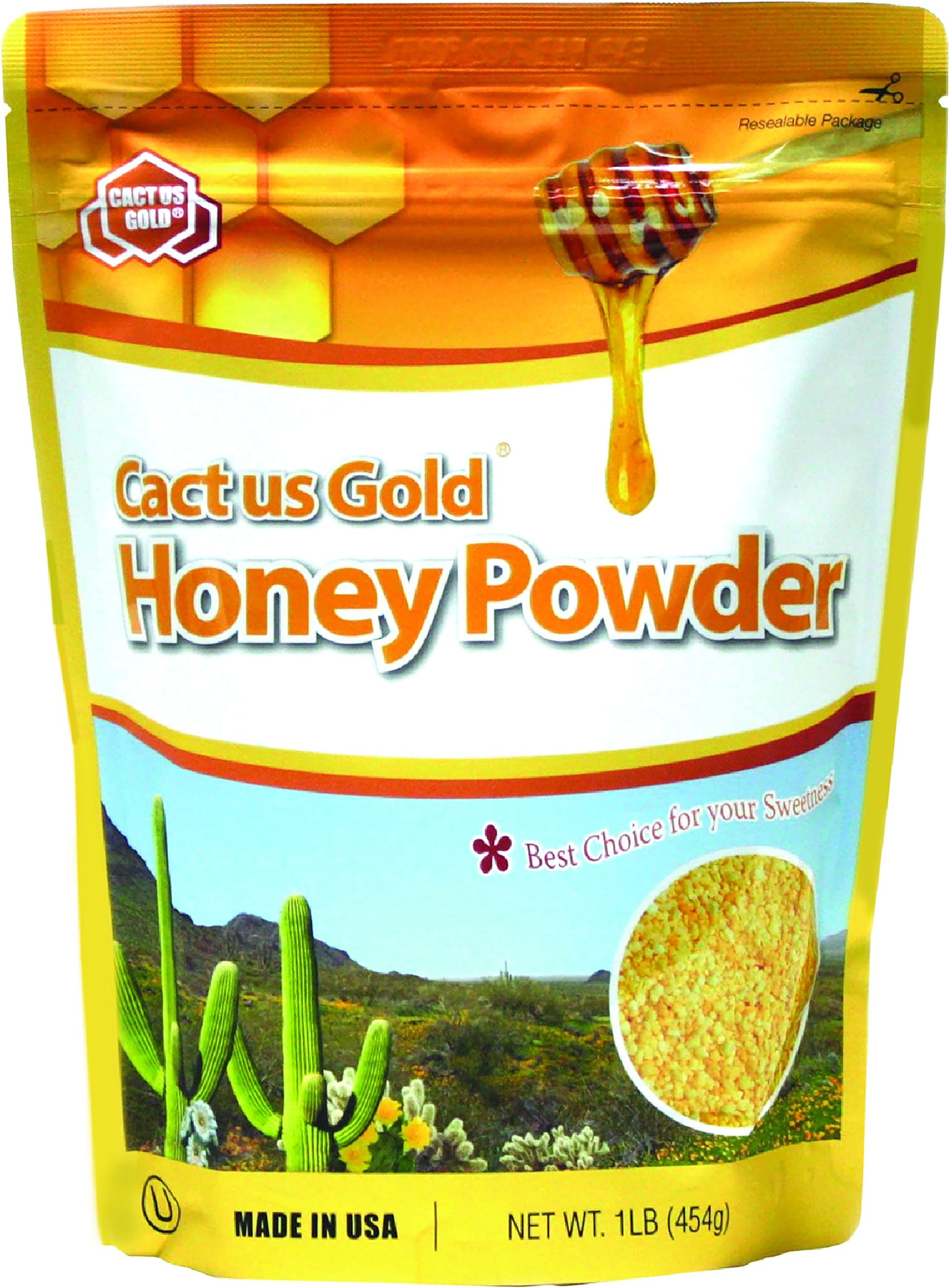 Cactus Gold Honey Powder, 16 Ounce Unit