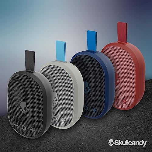 Miniatura 7 de Skullcandy Altavoz Bluetooth inalámbrico de onzas, IPX7, mini altavoz portátil impermeable con batería de 16 horas, radiador pasivo de encendido