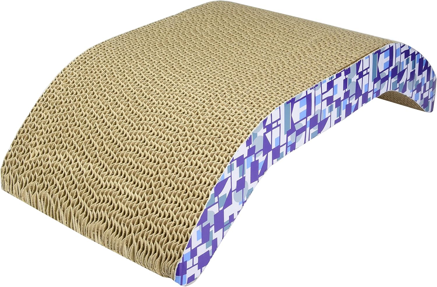 Ware Scratch-N-Lounge Corrugated Cat Scratcher, Catnip Included, 17.5"W X 9.5"L X 4.5"H