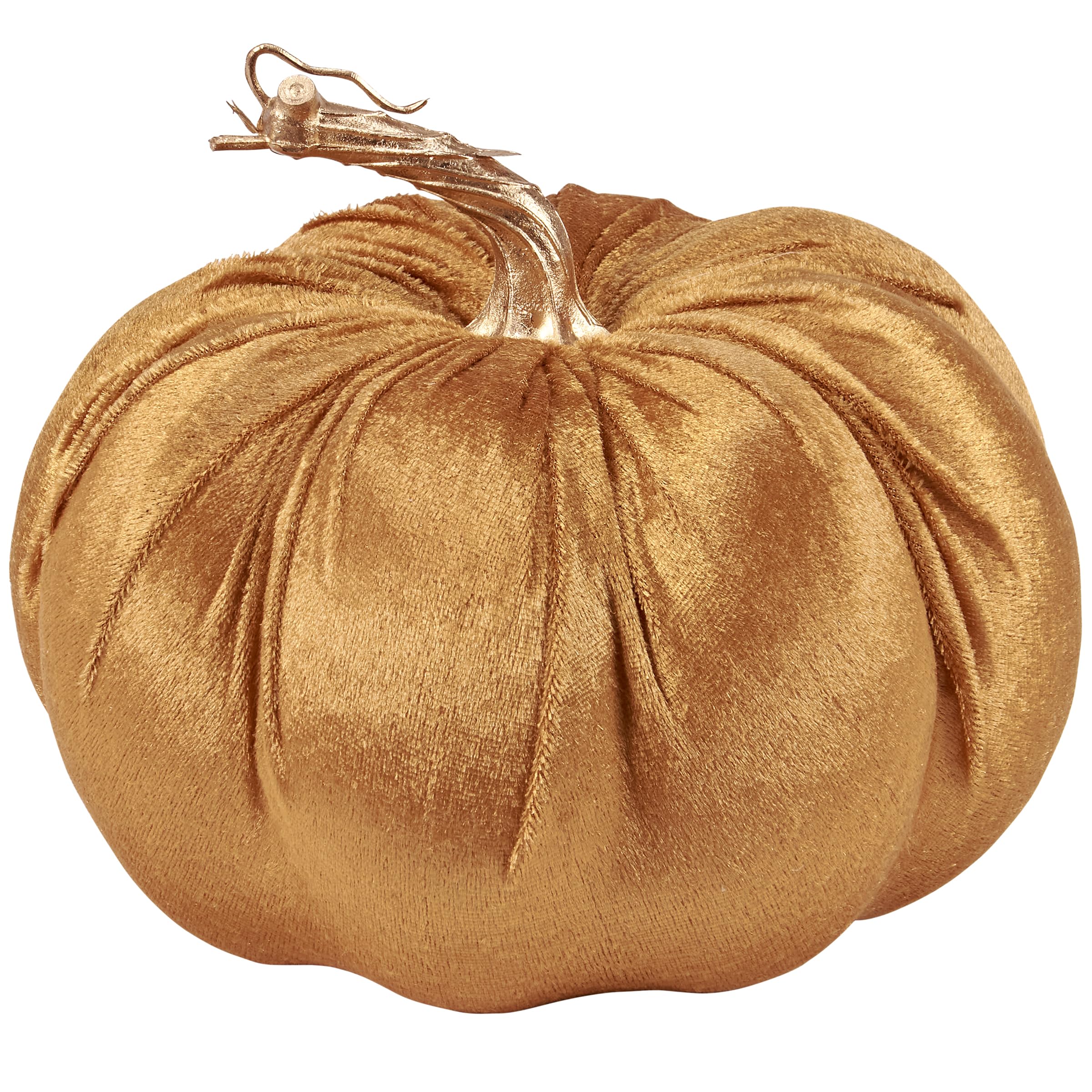 Calabaza de terciopelo Primitives by Kathy, adorno elegante naranja