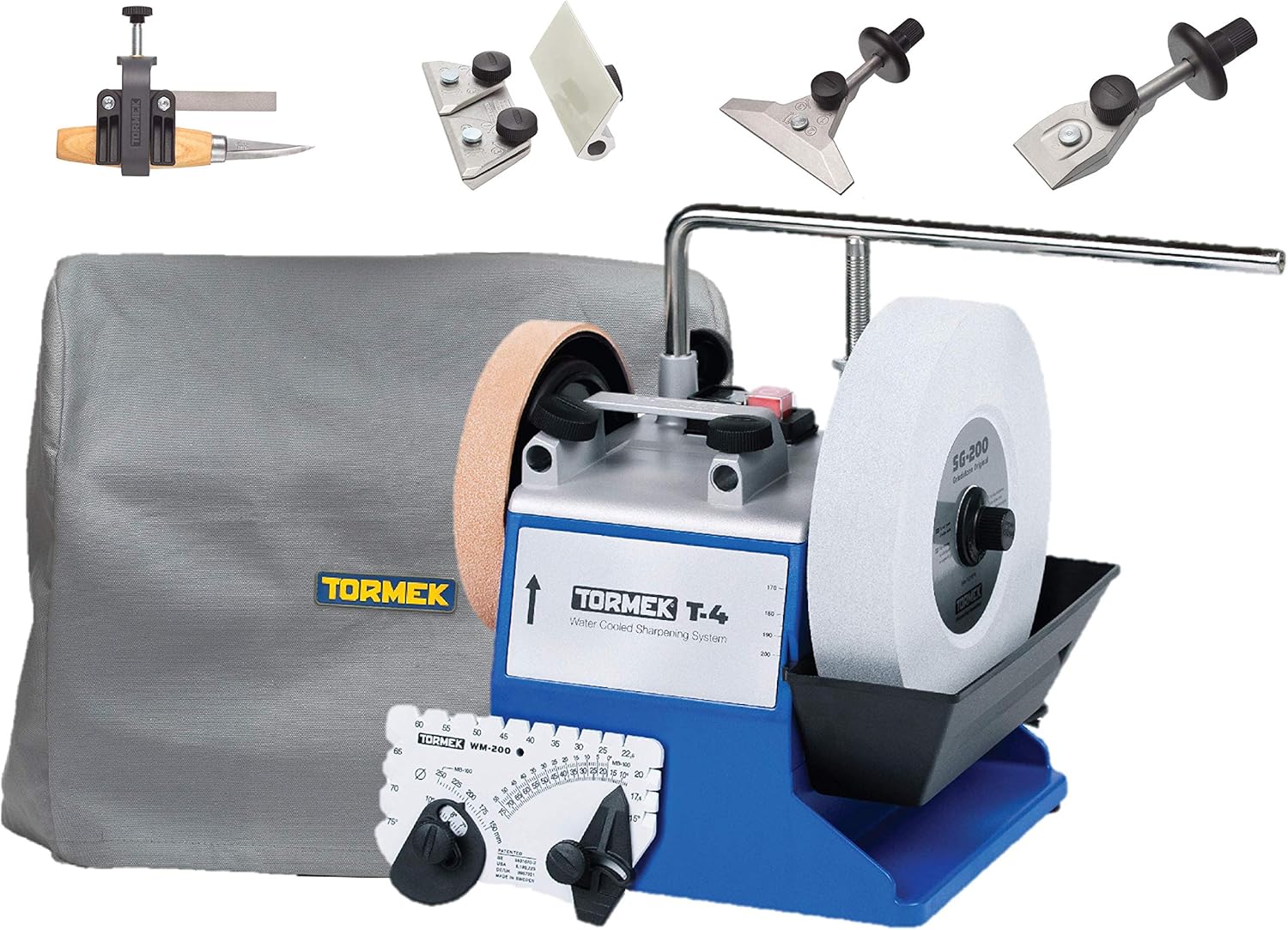 Tormek T4 Chef’s Kit (Tormek T4 Original Sharpener + SVM45 Knife Jig