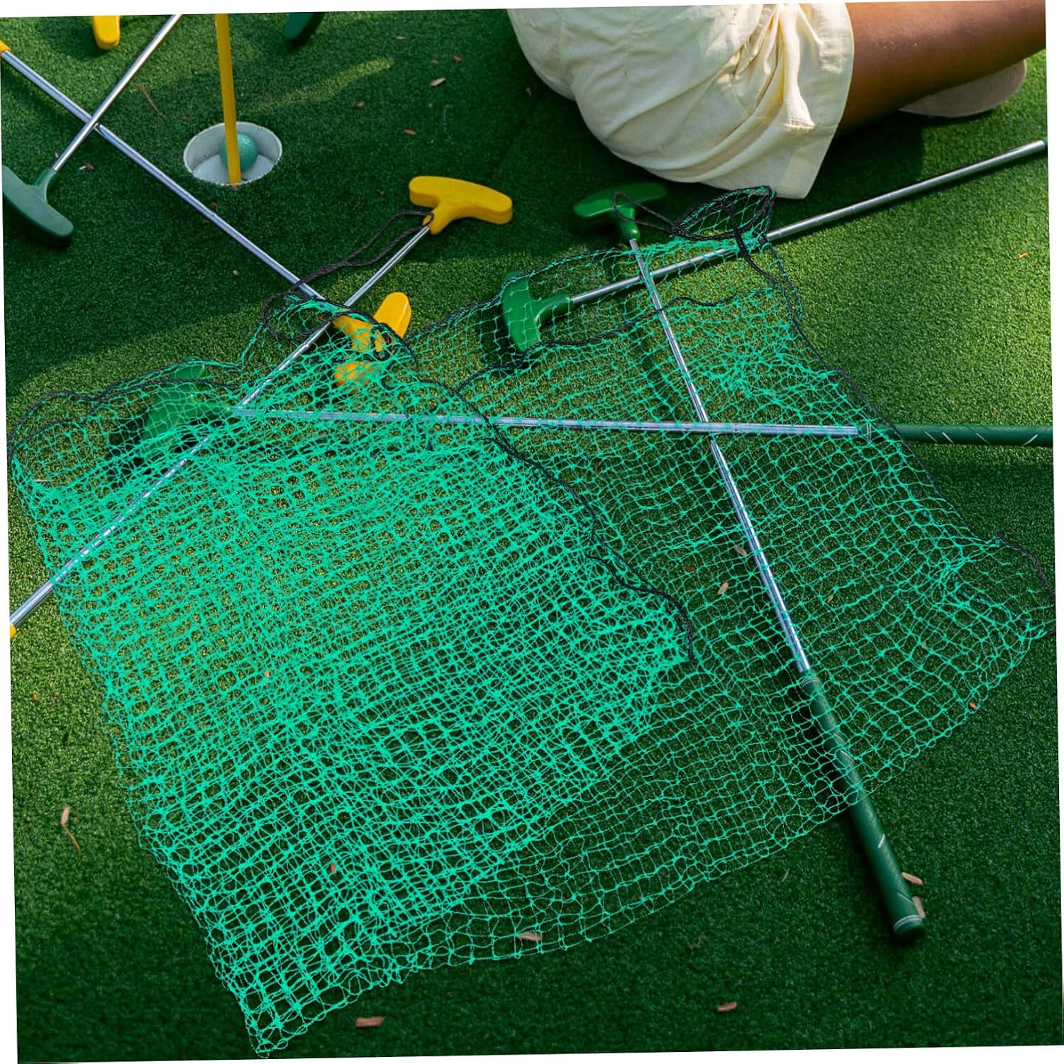 BESPORTBLE Portable Golf Practice Net Heavy Duty Hitting Net for Training Generous Space for Skill Refinement for Backyard Garage Use