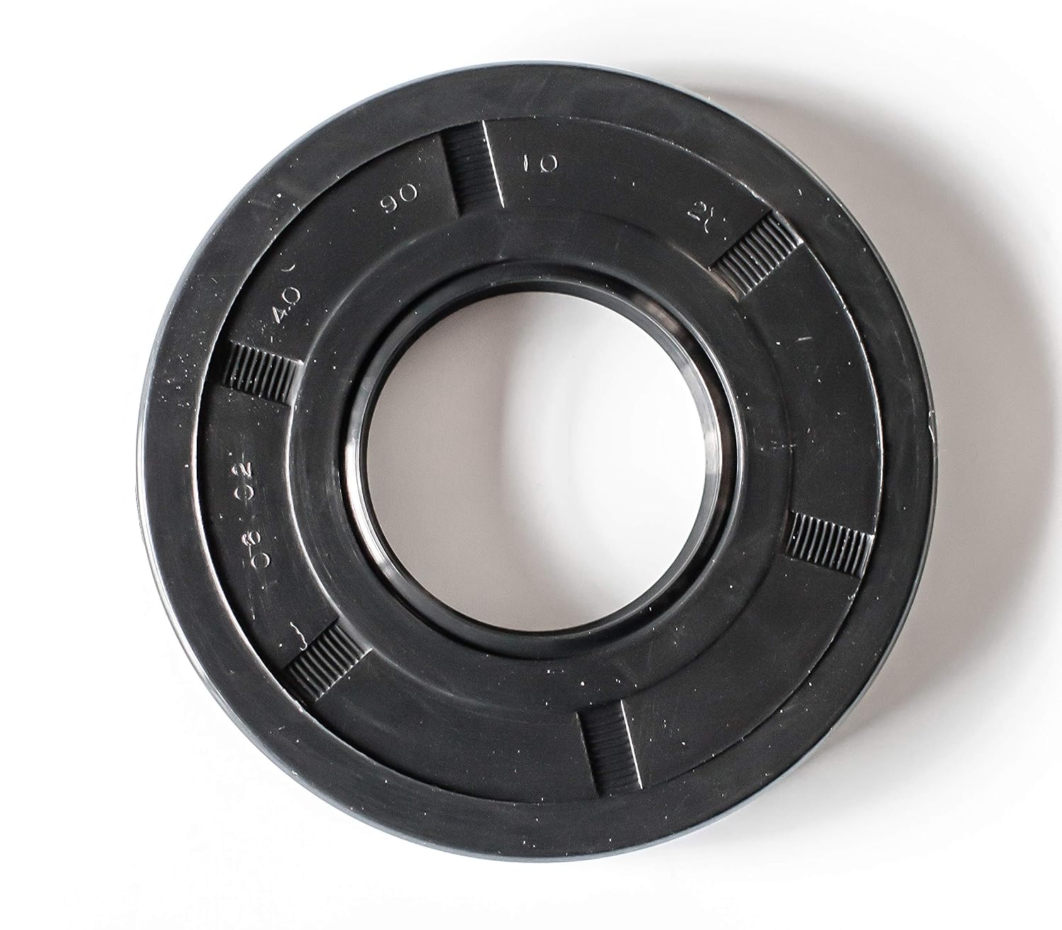 EAI Oil Seal 40mm X 90mm X 10mm (5 PCS) TC Double Lip w/Spring. Metal Case w/Nitrile Rubber Coating