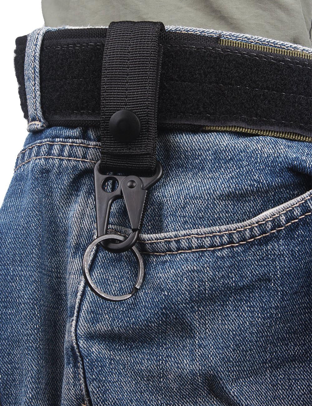 XTACER Tactical Molle Key Ring Gear Key Keeper Keychain