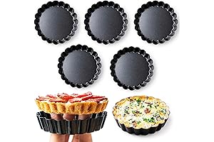 Non-Stick Mini Tart Pans for Effortless Baking Delights