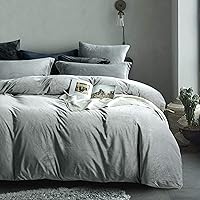 Vista 1 de NTBAY - Juego de funda de duvet de terciopelo, juego de funda de duvet de franela con cierre de cremallera