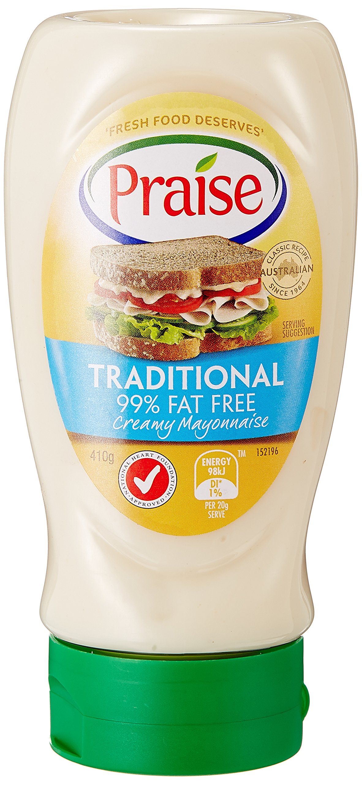 Goodman Fielder Praise 97 Percent Fat Free Mayonnaise Dressing, 410 grams (B00LMYQ4SK) Amazon Price History, Amazon Price Tracker