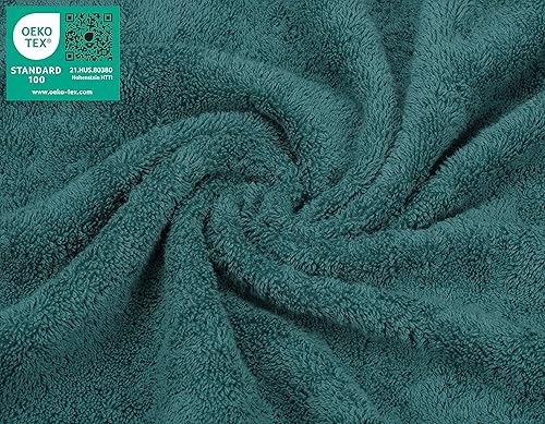 Miniatura 557 de American Soft Linen - Juego de 4 toallas de baño, 100% de algodón turco de 27 x 54 pulgadas, toallas de baño extragrandes, toallas para ducha
