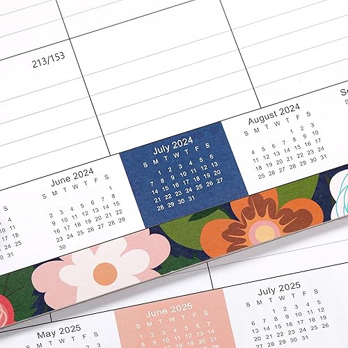 Miniatura 8 de Calendario de escritorio 2024-2025, calendario de escritorio grande 2024-2025, julio de 2024 a diciembre de 2025, 22 x 17 pulgadas, calendario de