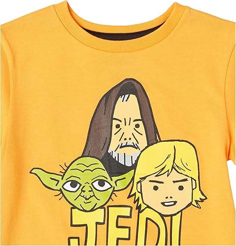 Vista 66 de Yaxa Essentials Disney Marvel Camisetas de manga corta para niños y niños pequeños de Star Wars (cebra previamente manchada), paquetes