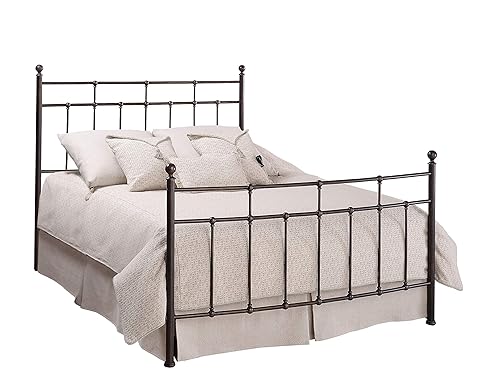 Hillsdale Furniture Providence - Juego de cama con rieles, tamaño King, bronce antiguo