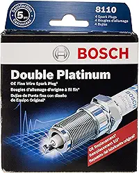 BOSCH Vela de ignição dupla platina fio fino 8110 OE - Pacote com 4
