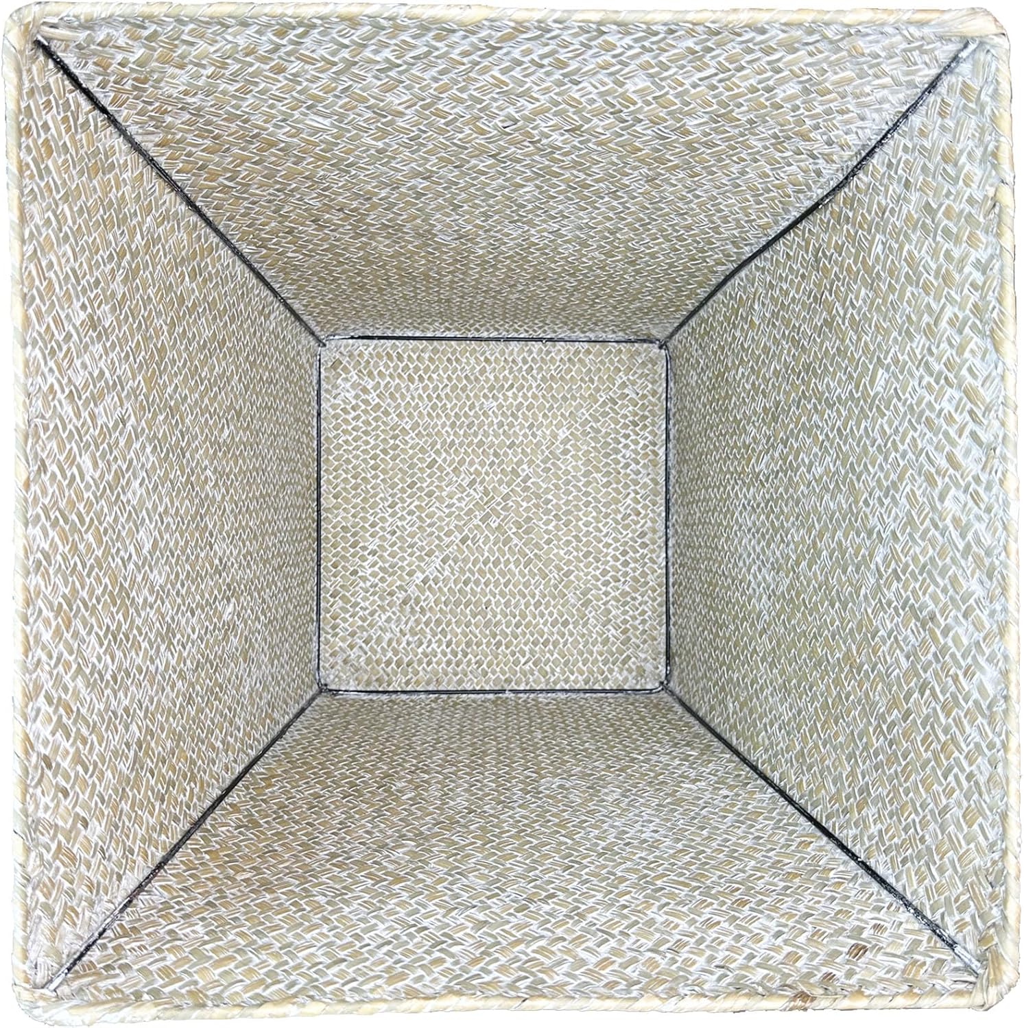 楽天市場】植木鉢 大型 スクエアの通販 Taper シーグラスプランター - 高さ20インチ 大型ツリープランター - 手織りのナチュラルスクエアバスケット 屋内&amp;