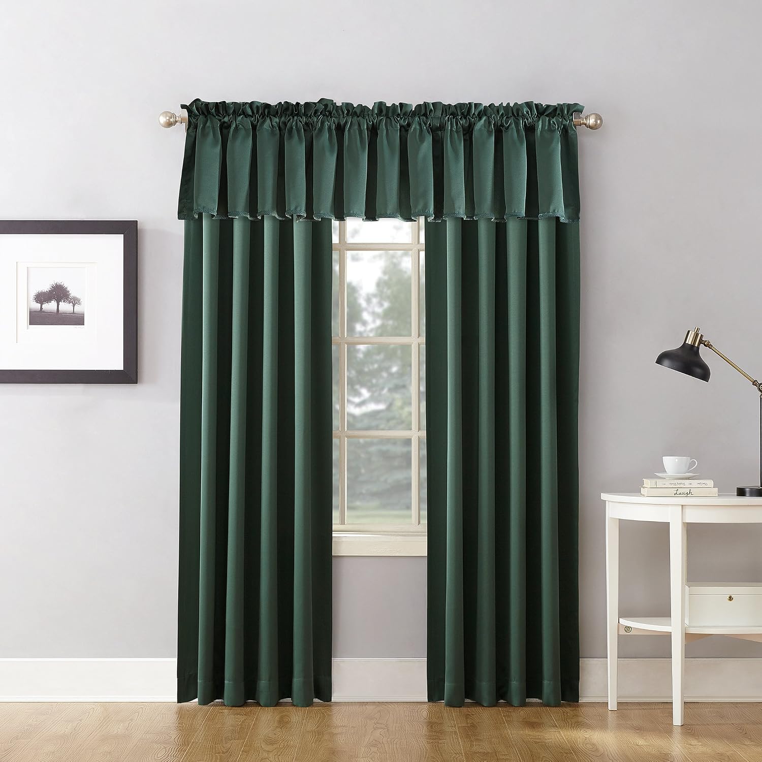 Sun Zero Barrow Energy Efficient Rod Pocket Curtain Single Panel - Image 5