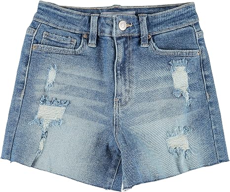 Distressed Hem Denim Shorts at Amazon 