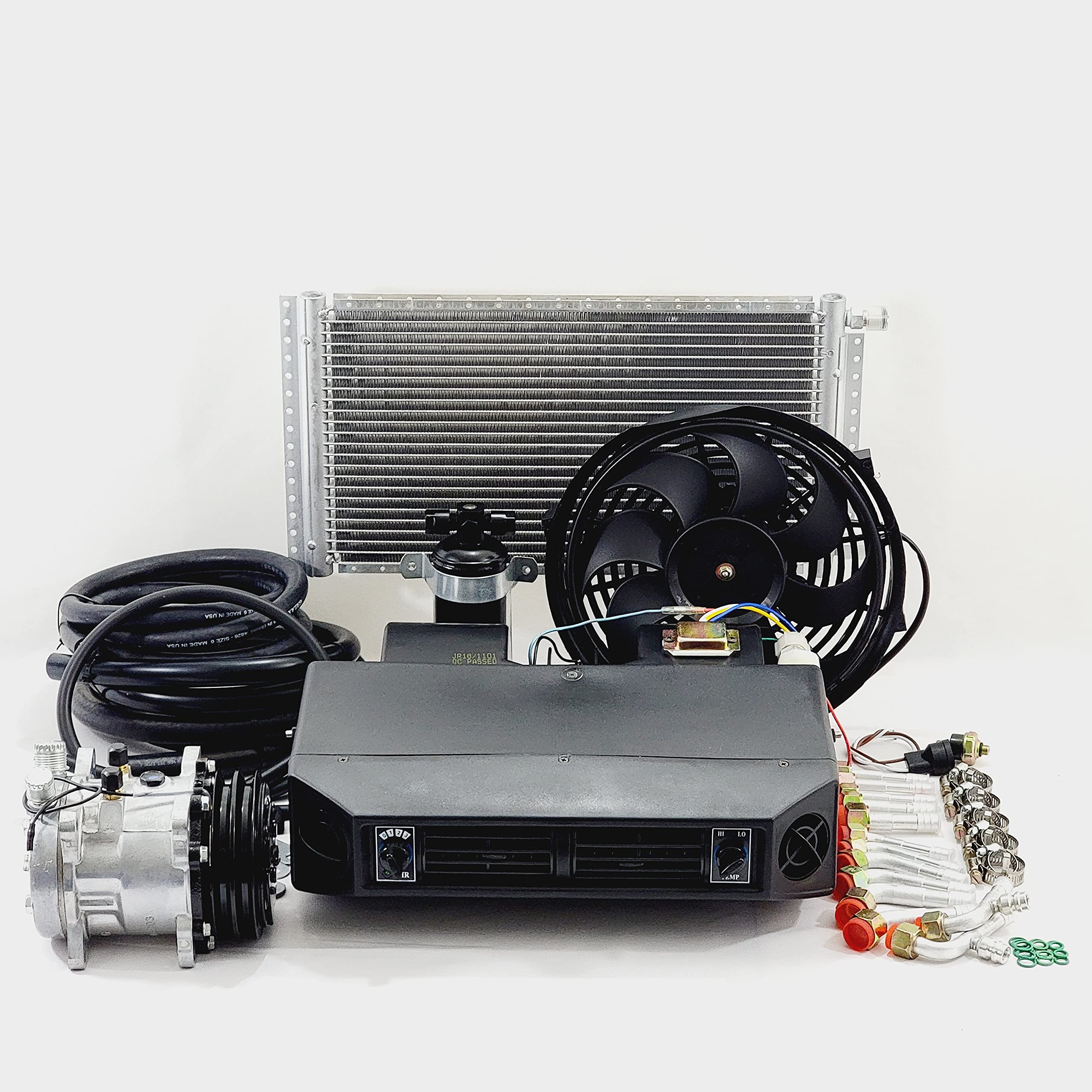 Buy ACforCars Universal A/C Kit System Complete Compressor SD505 V Belt