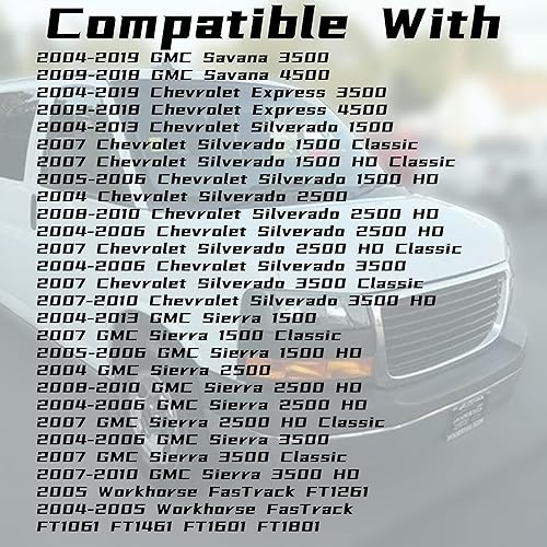 Miniatura 4 de Recipiente de vapor para Chevrolet Silverado 1500 Chevy Express GMC Savana 3500 4500 Sierra 1500 Workhorse W42 W62 2004 2005 2006 2007 2008 2009,