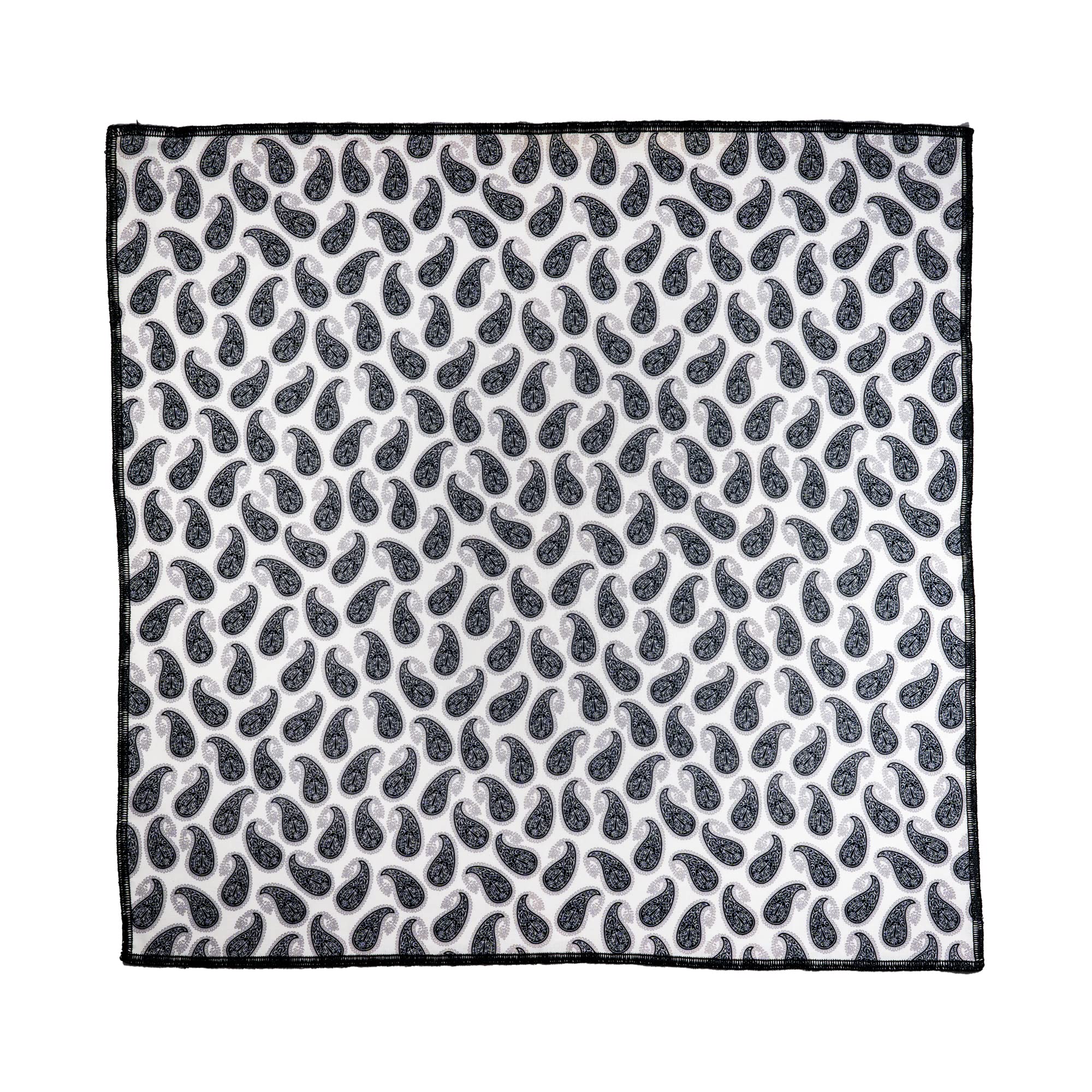 Paisley Mandala Bandana - Monochrome