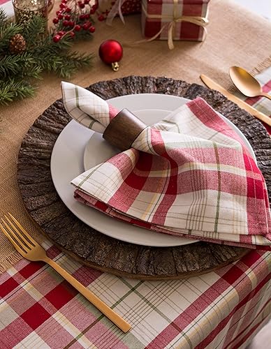 Miniatura 7 de DII Servilletas metálicas de algodón sobredimensionadas, perfecto para cenas, navidad, días festivos, o uso diario, 20 x 20, paquete de 6 copos de