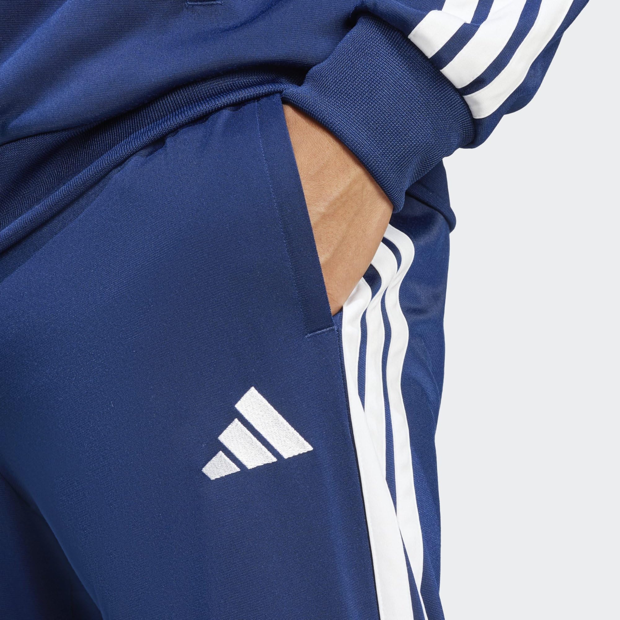 adidas Męski dres trykotowy Basic z 3 paskami