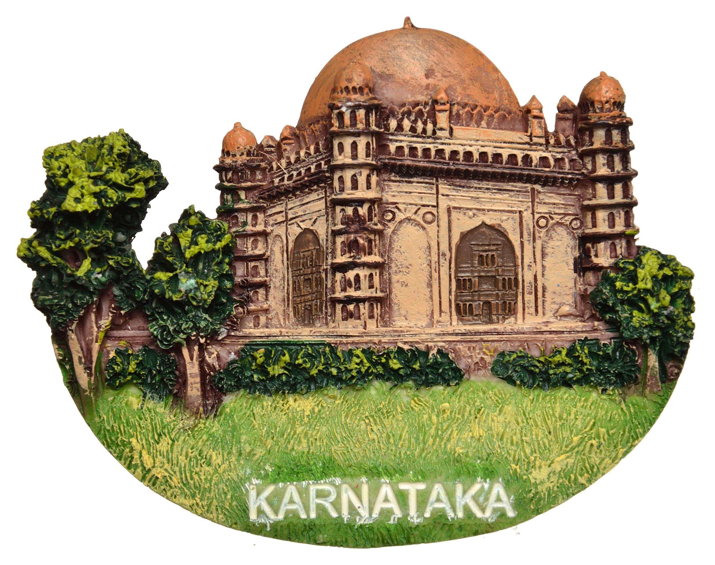 Temple Trees Karnataka Fridge Magnet - TSC 4058