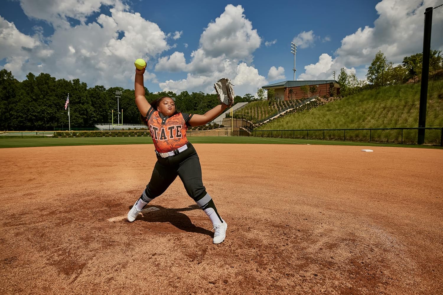 Mizuno Girls' Belted Fastpitch Softball Pant - Image 5
