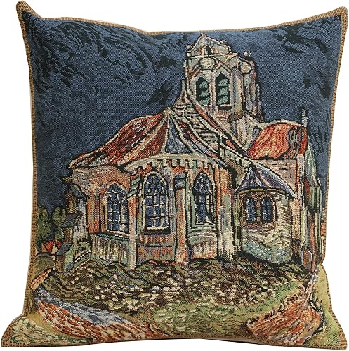 Miniatura 9 de Charlotte Home Furnishings - Funda de almohada decorativa de 16 x 16 pulgadas, fundas de almohada de tapiz para sofá y sala de estar, fundas de El