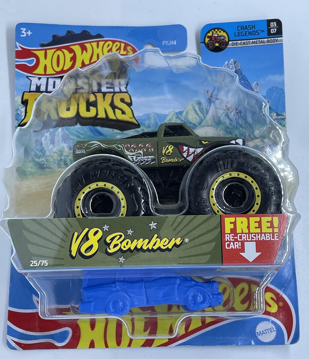 Hot Wheels Monster Trucks V8 Bomber Flying Tiger Kuwait Ubuy