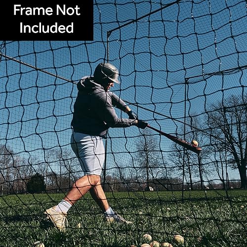 Miniatura 3 de Murray Sporting Goods Jaula de bateo de béisbolsóftbol  40 pies  Red o marco de soporte con red (solo red de jaula de bateo  40 pies)
